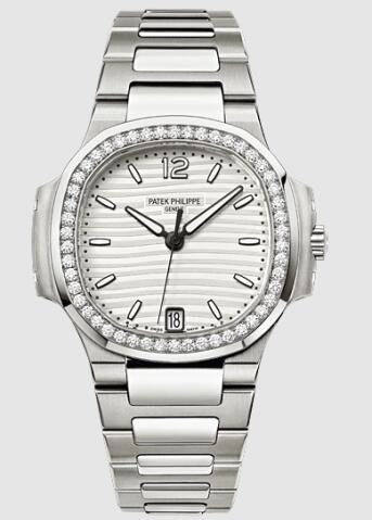 Review Patek Philippe Nautilus 7018 Silvery White Replica Watch 7018/1A-001